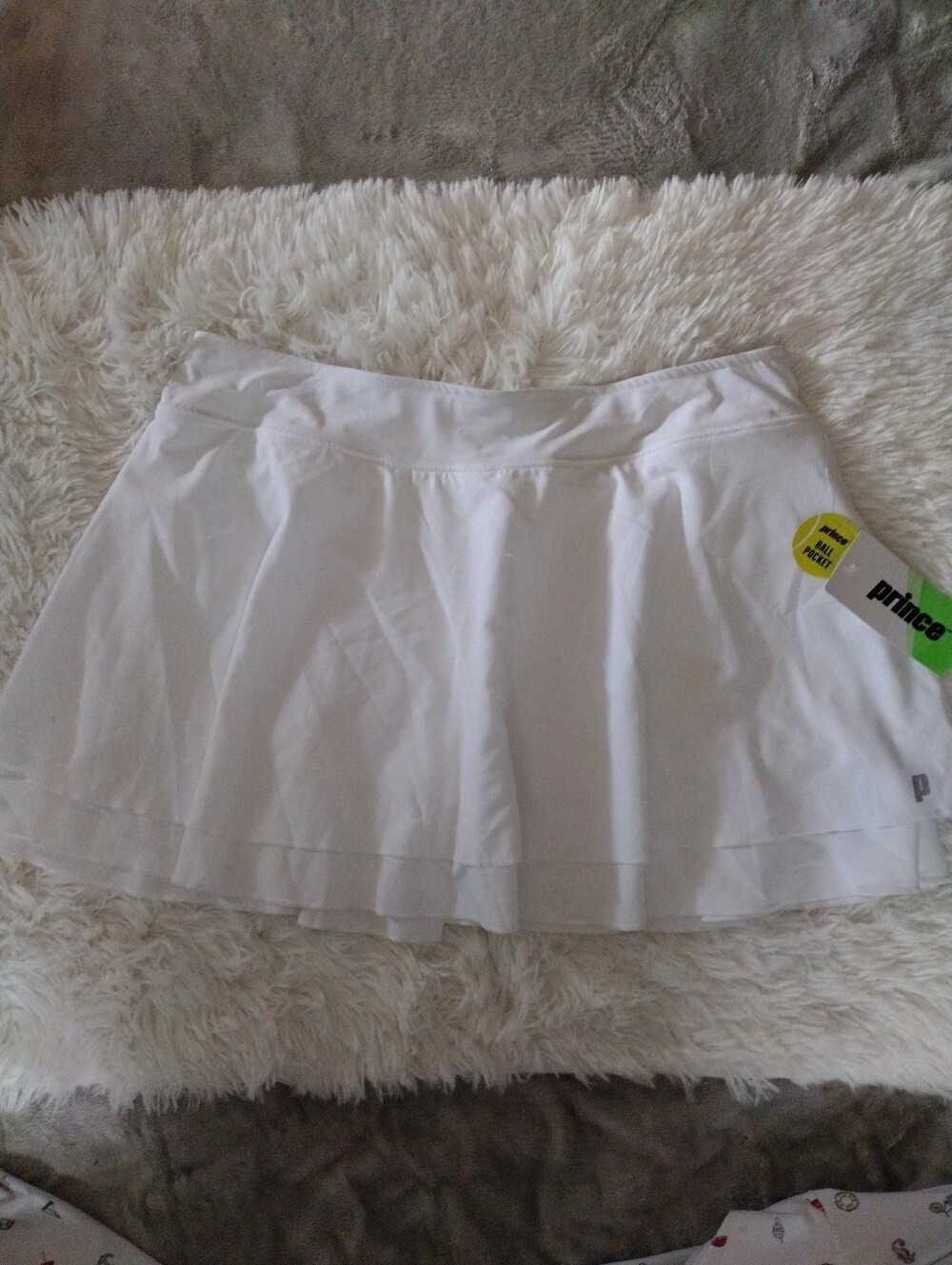 Prince White Women's Circle Skirt Tennis Skirt